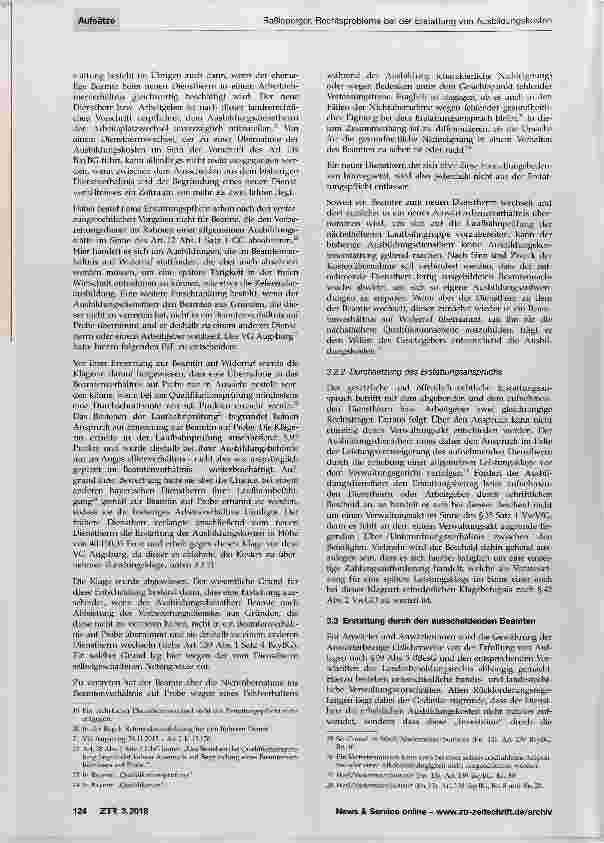 Vorschauseite 4: Rechtsprobleme bei der Erstattung von Ausbildungskosten