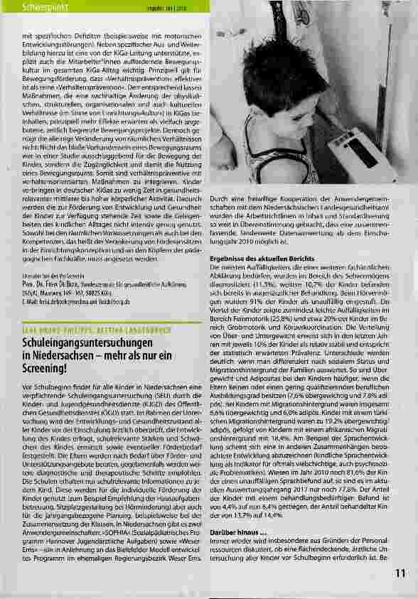 Vorschauseite 2: Gesundheitsförderung im Kindergarten - was zählt?