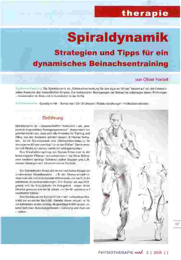 Vorschauseite 1: SpiraldynamikStrategien und Tipps für ein dynamisches Beinachsentraining