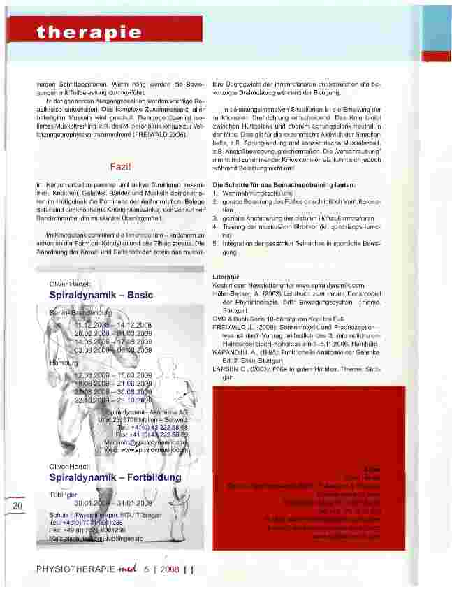 Vorschauseite 4: SpiraldynamikStrategien und Tipps für ein dynamisches Beinachsentraining