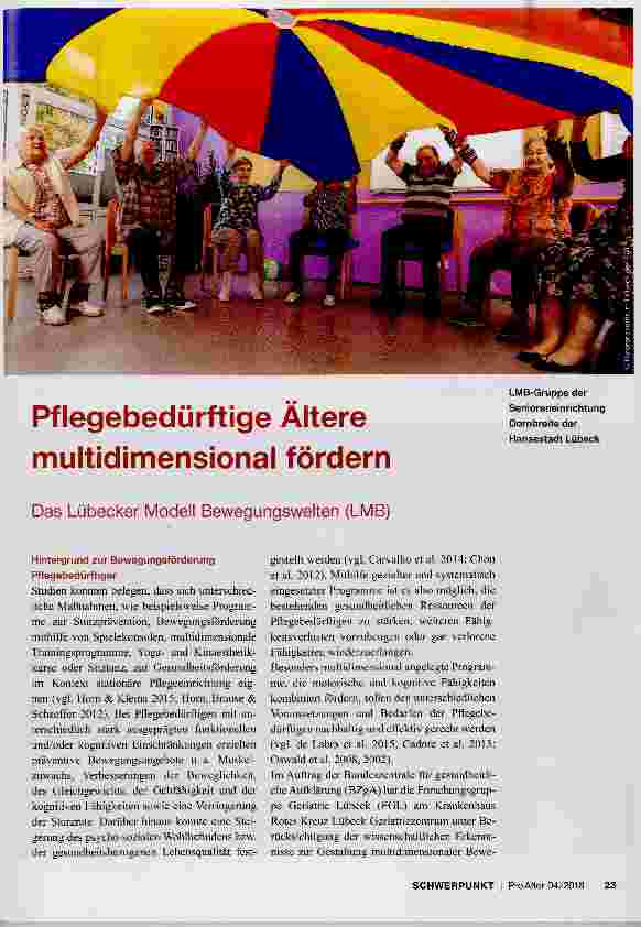 Vorschauseite 1: Pflegebedürftige Ältere multidimensional fördern