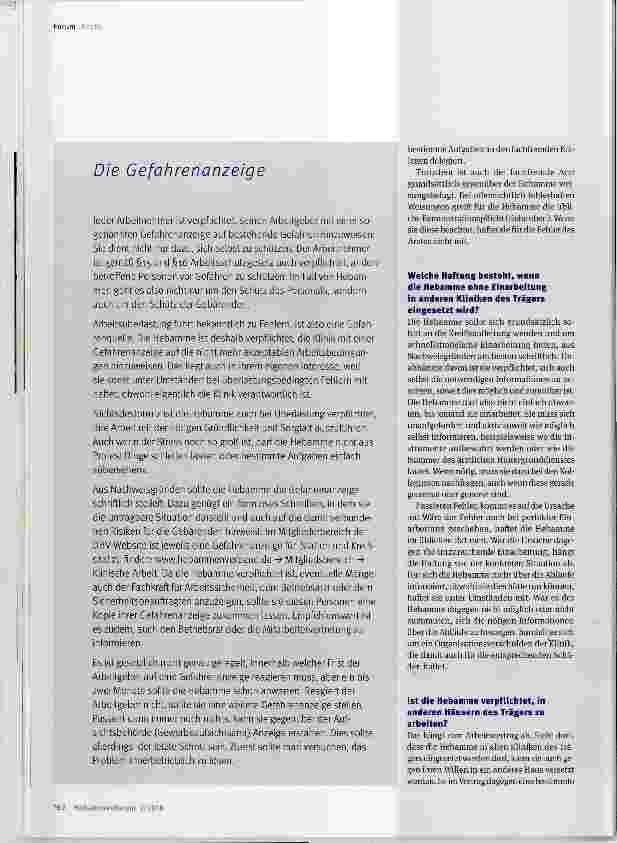 Vorschauseite 2: Kreißsaal wegen Überfüllung geschlossen?