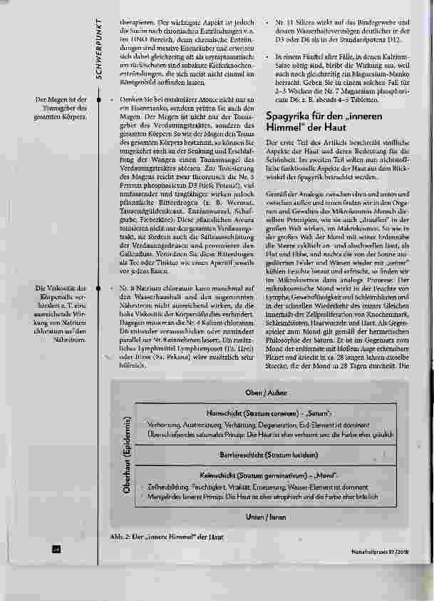 Vorschauseite 3: Schönheit von innen mit Schüfeler-Salzen und Spagyrika