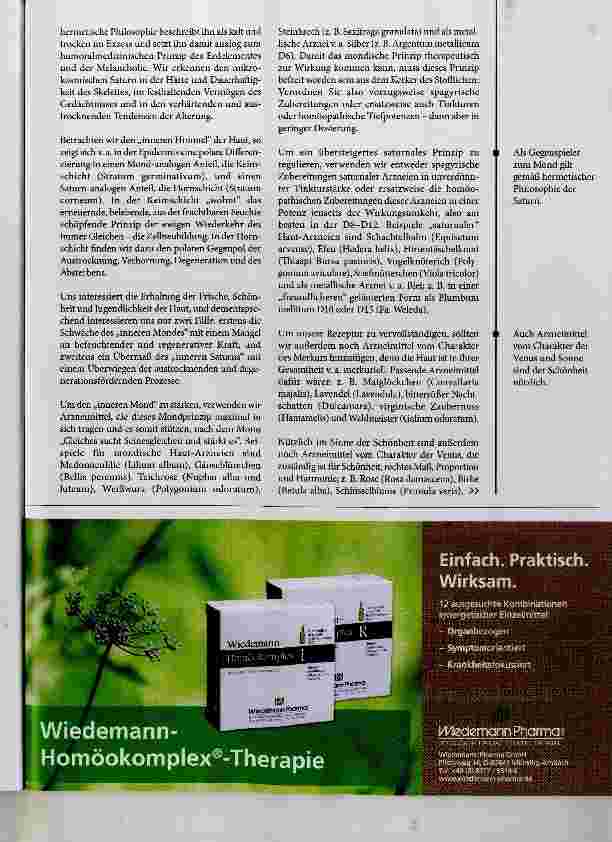 Vorschauseite 4: Schönheit von innen mit Schüfeler-Salzen und Spagyrika