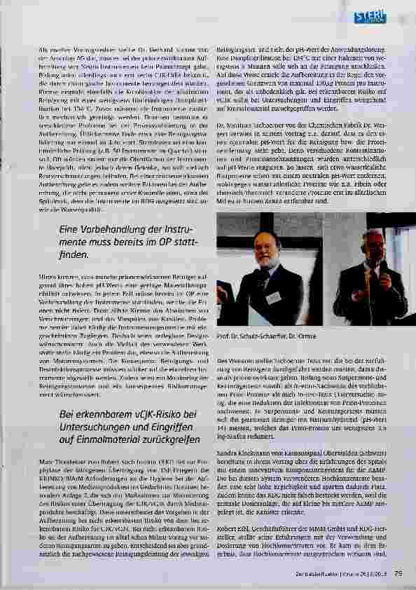 Vorschauseite 2: Innovative Antworten auf neue Herausforderungen in der Aufbereitung und Hygiene