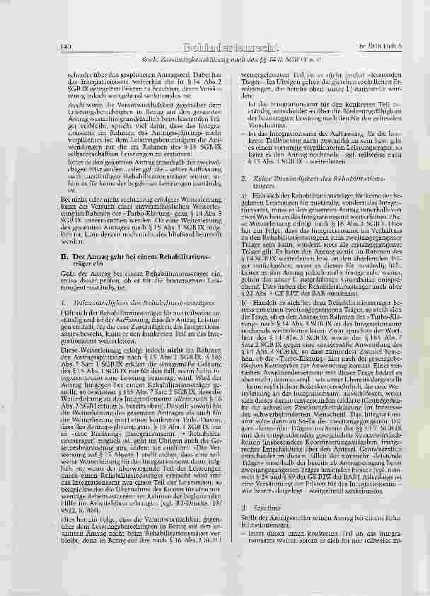 Vorschauseite 4: Zuständigkeitsklärung nach den §§ 14 ff. SGB IX n. E