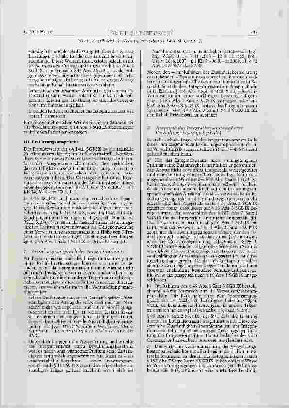 Vorschauseite 5: Zuständigkeitsklärung nach den §§ 14 ff. SGB IX n. E