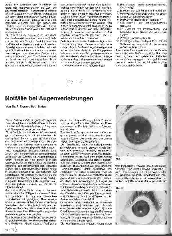Vorschauseite 6: Massentransfusionen