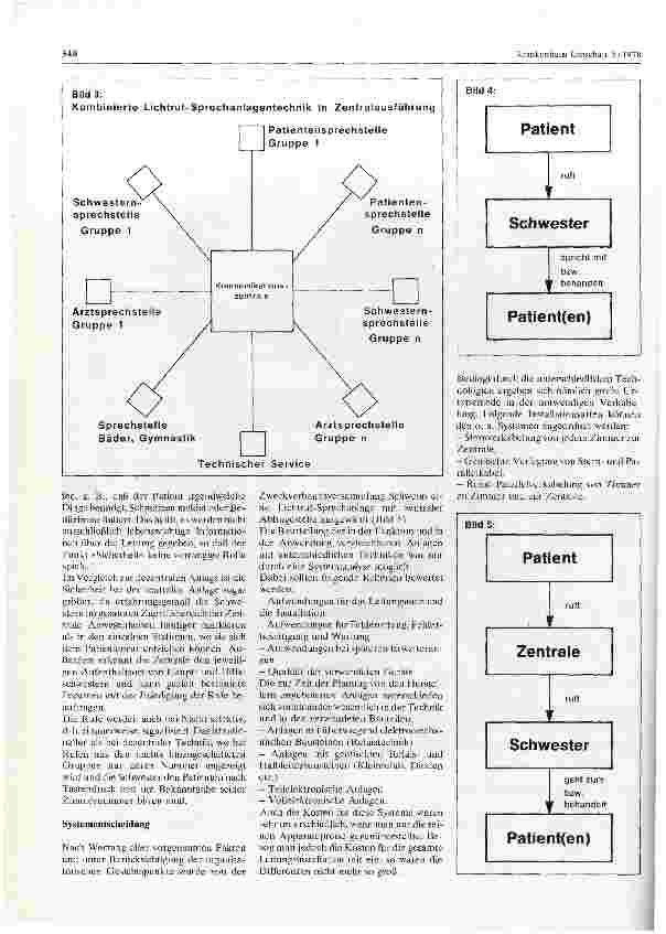 Vorschauseite 3: Die Patienten-Rufund Sprechanlage im Zweckverbandskrankenhaus Schwelm aus planerischer Sicht
