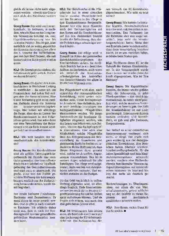 Vorschauseite 3: Was genau meint die Politik?