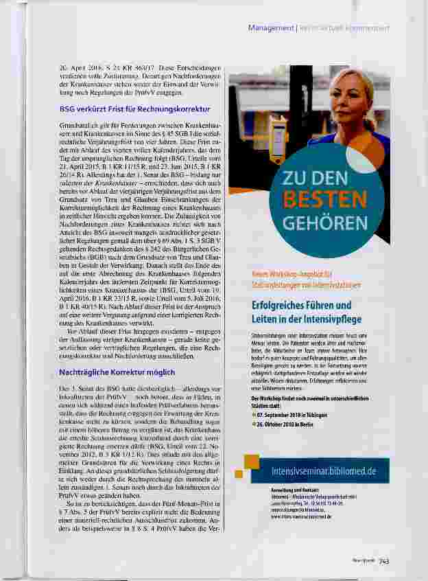 Vorschauseite 2: Neukodierung nach MDK-Gutachten Gebot der Waffengleichheit