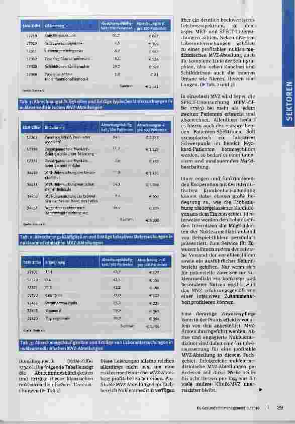 Vorschauseite 2: Nuklearmedizin im Klinik-MVZ