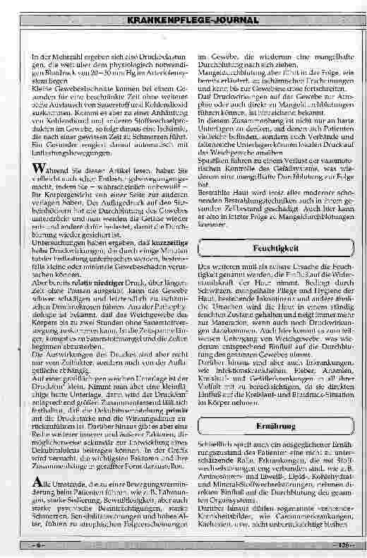 Vorschauseite 2: Grundlagen der Dekubitusentstehung und -entwicklung