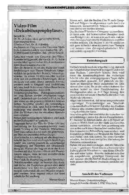 Vorschauseite 6: Grundlagen der Dekubitusentstehung und -entwicklung