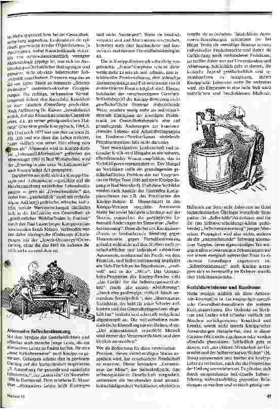 Vorschauseite 2: Der häßliche Kneipp Umrisse einer Heils-Bewegung