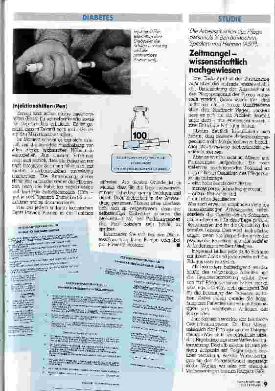 Vorschauseite 2: Was Sie unbedingt wissen müssen Umstellung auf Insulin U-100 ab 1. Oktober 1988 (in der Schweiz)