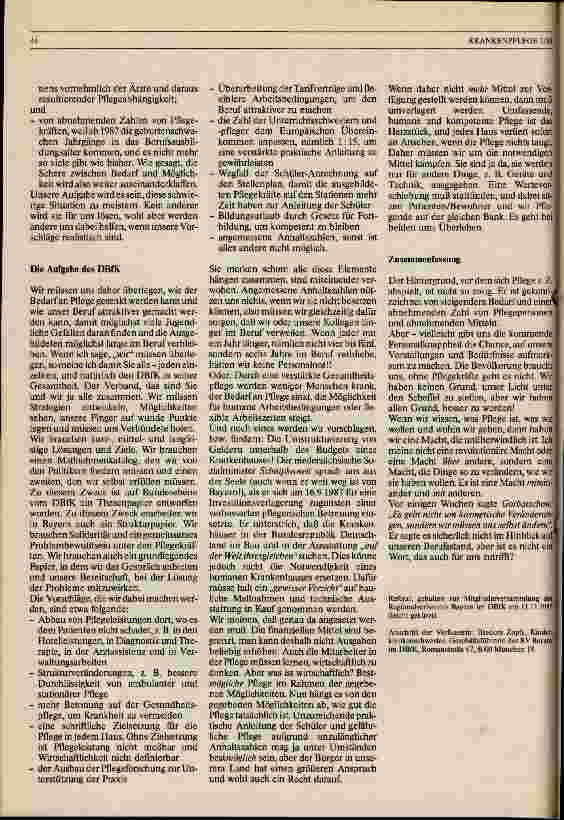 Vorschauseite 4: Der Wandel in der Krankenpflege