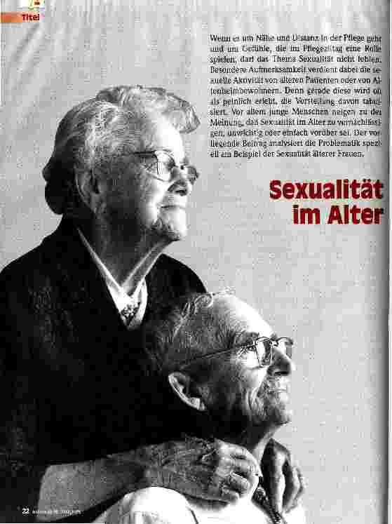 Vorschauseite 1: Sexualität im Alter