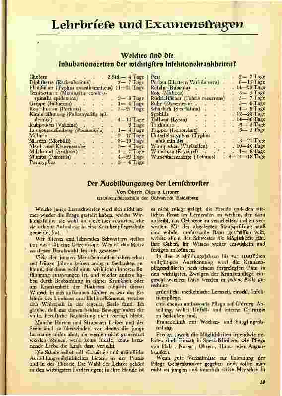 Vorschauseite 1: Der Ausbildungsweg der Lernschwester
