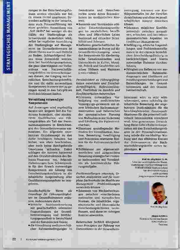 Vorschauseite 3: Entscheidungskonflikte im Gesundheitsmanagement