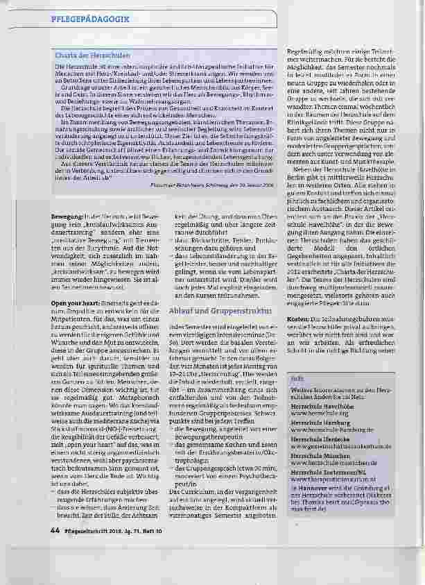 Vorschauseite 2: Lebensstiländerung in der ..Herzschule