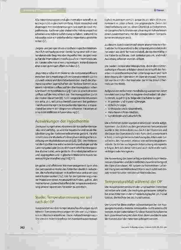Vorschauseite 2: Frühzeitig wärmen