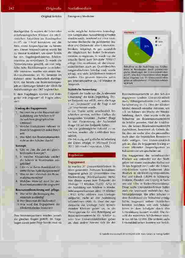 Vorschauseite 3: Initiale Umsetzung der Empfehlung der Kultusministerkonferenz zur Reanimationsausbildung von Schülerinnen
