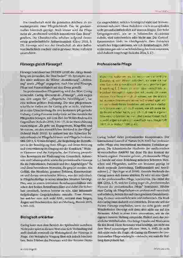 Vorschauseite 2: Challenge: professionelle pflegerische Haltung