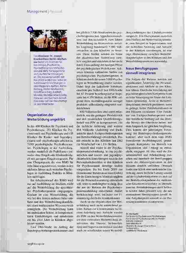 Vorschauseite 3: Wie Ärzte, nur anders