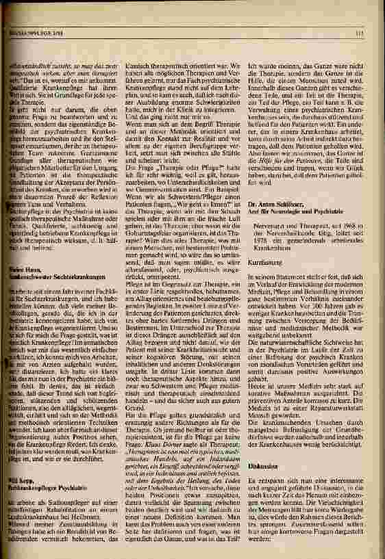 Vorschauseite 4: 4. Fortbildungstagung der Fachgruppe Psychiatrie im DBFK Perspektiven psychiatrischer Pflege