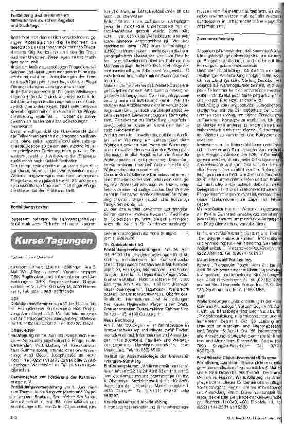 Vorschauseite 2: Weiterbildungsstudium zur Pflegedienstleitung am Institut für Weiterbildung in der Krankenpflege (IWK) der DAG in Darmstadt