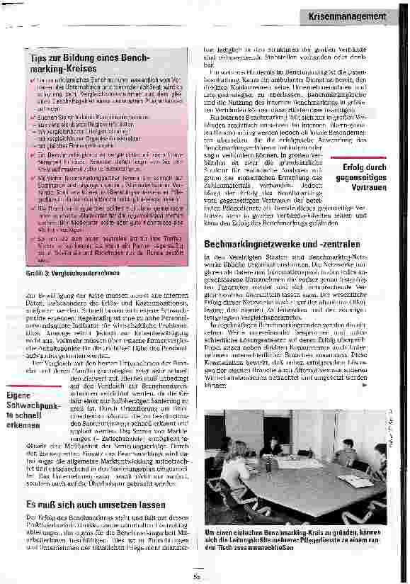 Vorschauseite 3: Radar für die Krise Referenzwerte als Signale im schwierigen Markt der Häuslichen Pflege