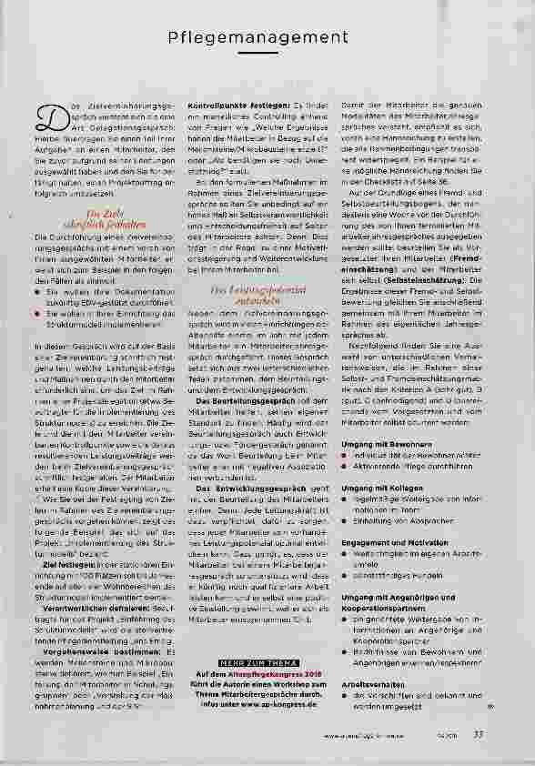 Vorschauseite 2: DAS ZIEL fest im Blick