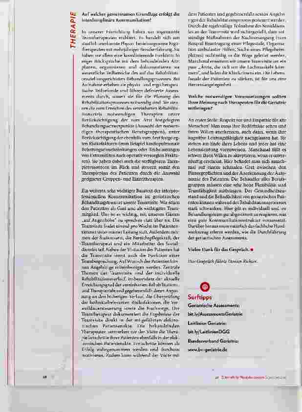 Vorschauseite 5: Stationäre geriatrische Rehabilitation