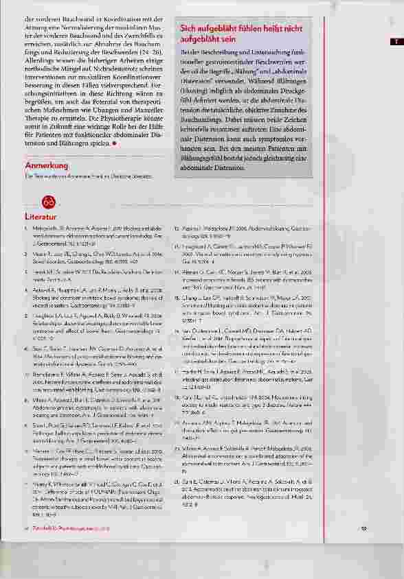Vorschauseite 4: Funktionelle gastrointestinale Beschwerden