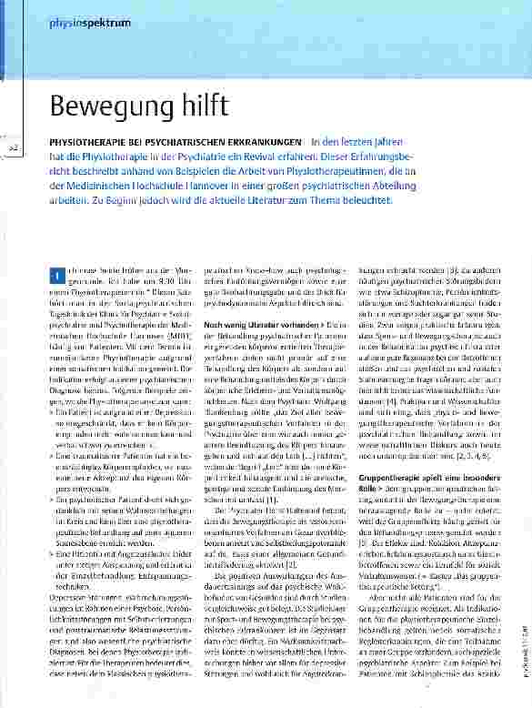Vorschauseite 1: Bewegung hilft