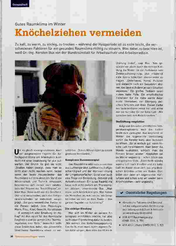 Vorschauseite 1: Knöchelziehen vermeiden