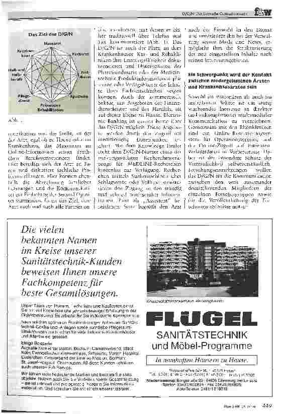 Vorschauseite 2: Das deutsche Gesundheitsnetz bietet Ärzten und Kliniken die Kommunikation mit modernen Technologien