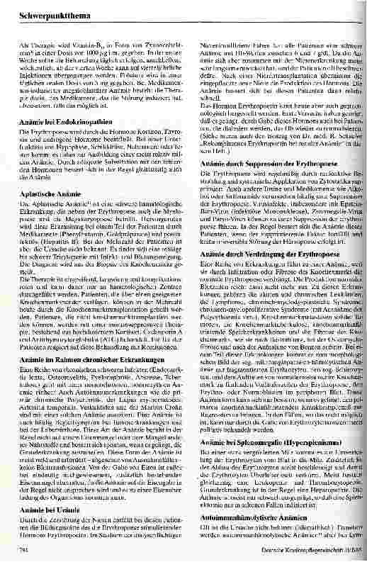 Vorschauseite 5: Klinik, Diagnostik und Therapie der Anämien