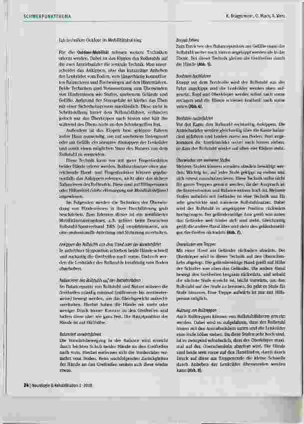 Vorschauseite 4: Outdoor-Mobilität bei Querschnittlähmung: Aspekte und Möglichkeiten des Trainings und der Versorgung