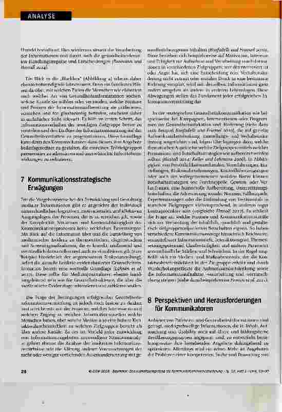Vorschauseite 6: Gesundheitskompetenz als Kommunikationsherausforderung