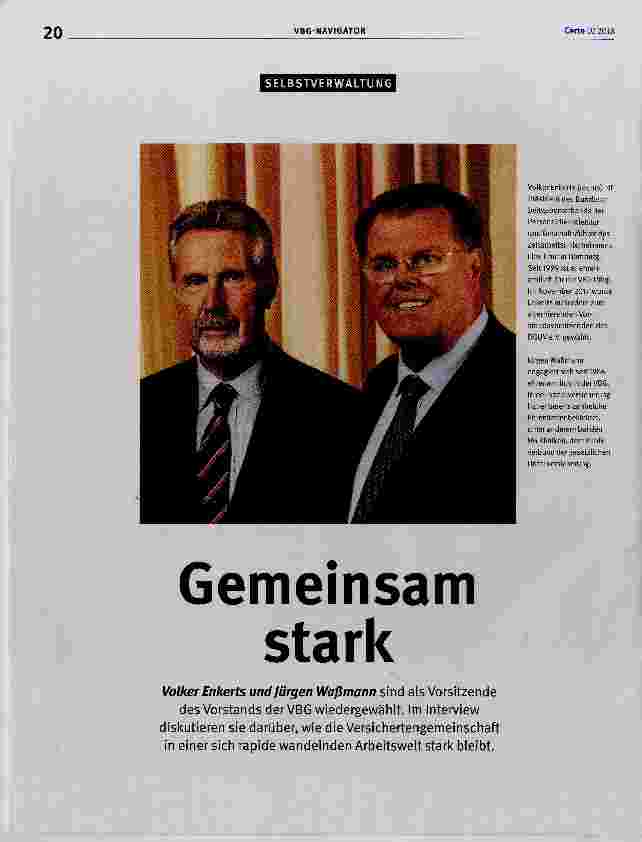 Vorschauseite 1: Gemeinsam stark