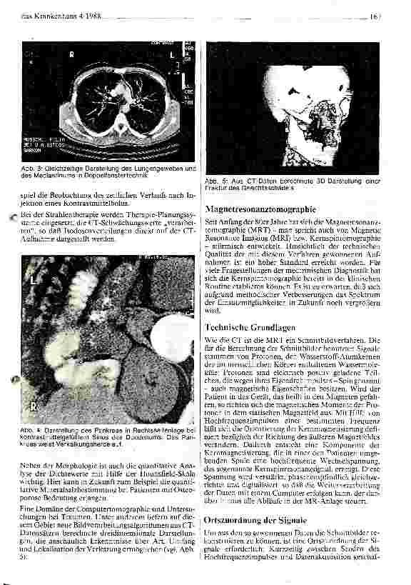 Vorschauseite 3: Bildgebung mit Computertomographie und Magnetresonanztomographie: Ein Überblick