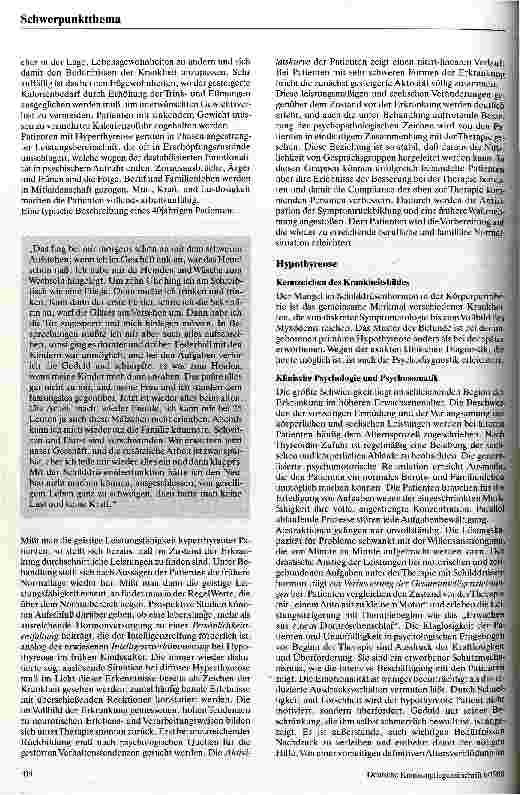 Vorschauseite 4: Psychodiagnostik und Psychotherapie bei Erkrankungen der Schilddrüse