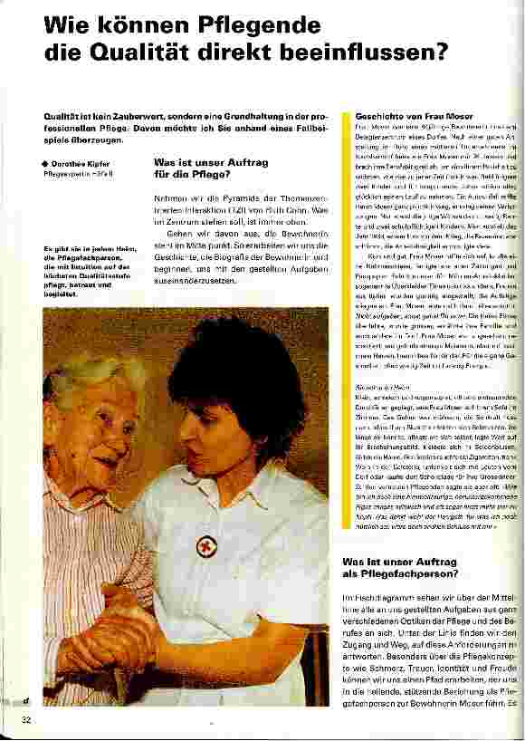 Vorschauseite 1: Wie können Pflegende die Qualität direkt beeinflussen?