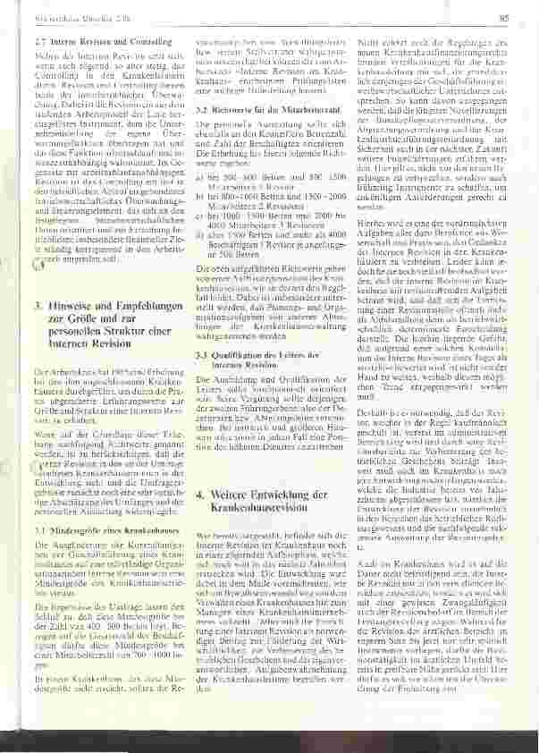 Vorschauseite 3: Interne Revision im Krankenhaus