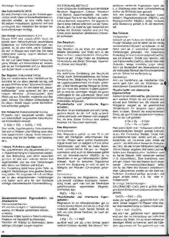 Vorschauseite 3: Grundlagen der Chemie 4. Folge: Anorganische Chemie (II)