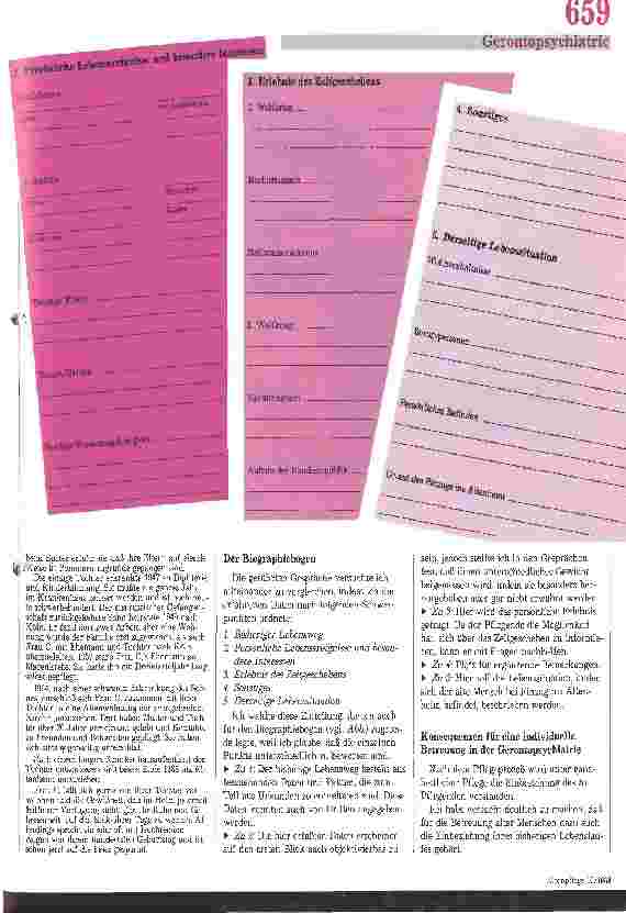 Vorschauseite 3: Bewohnerorientierte Pflegeplanung: Einführung von Biographiebögen