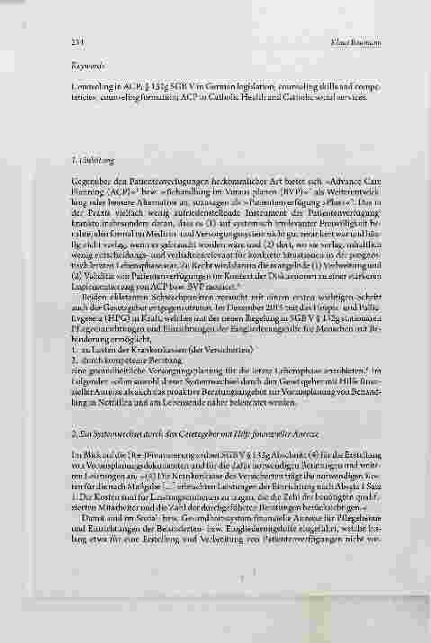 Vorschauseite 2: Beratung als Eckstein und Kernelement von ACP