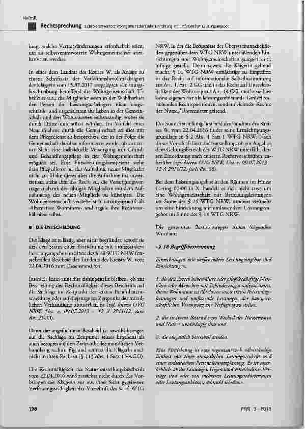 Vorschauseite 5: Selbstverantwortete Wohngemeinschaft oder Einrichtung mit umfassendem Leistungsangebot